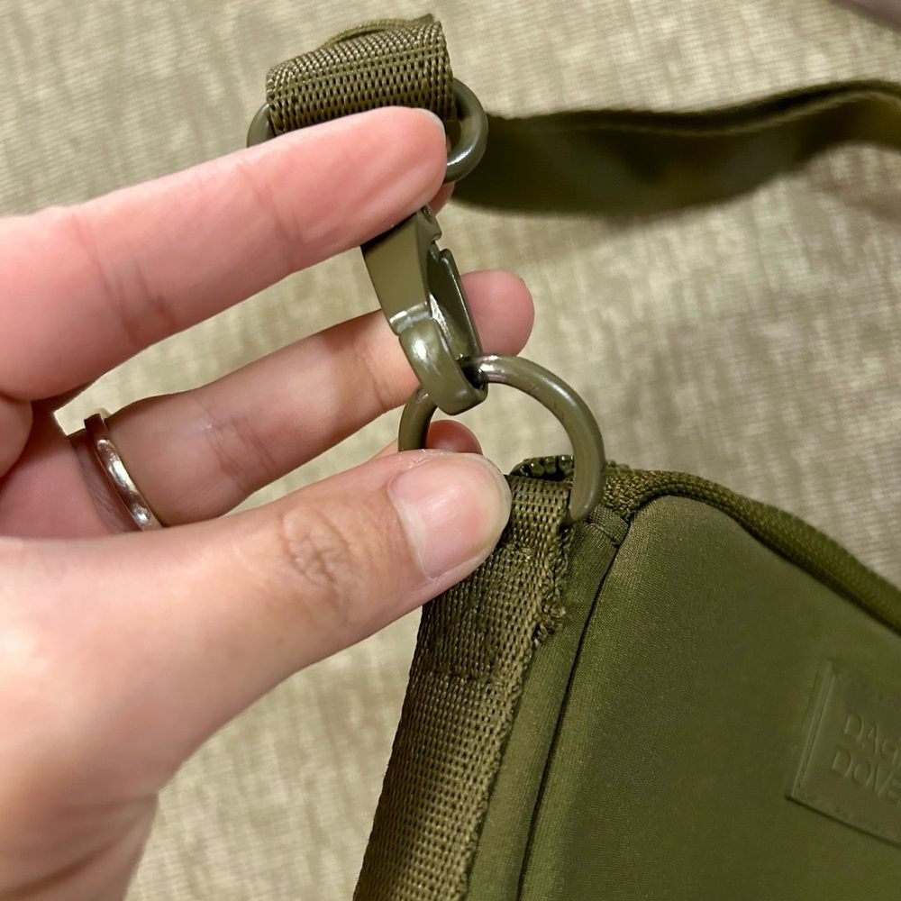 Dagne Dover Olive Green Crossbody Belt Bag - Picture 4 of 6